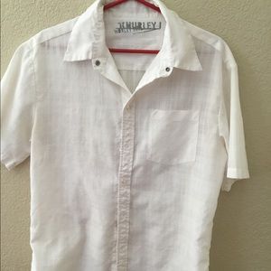 Short sleeve casual dress shirt